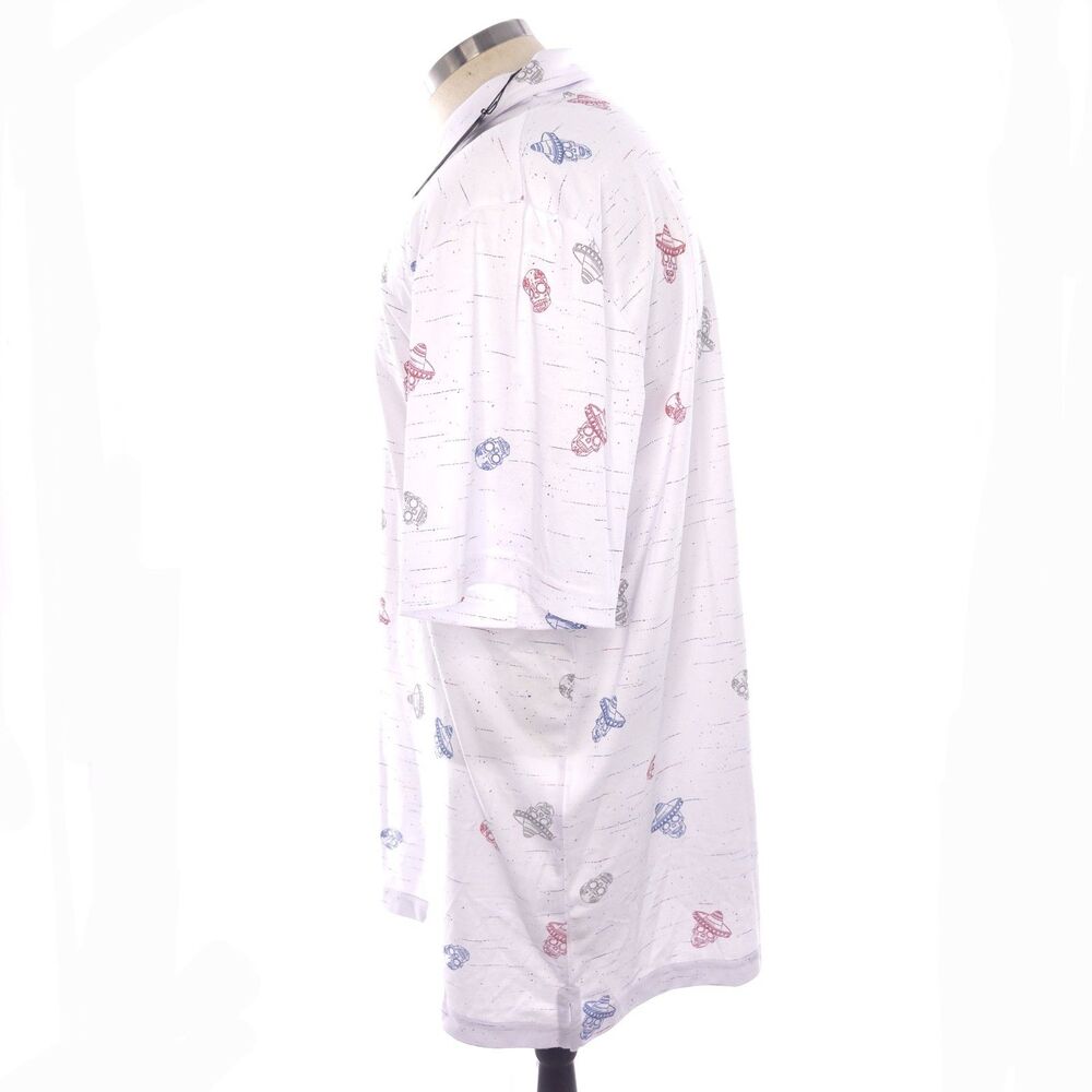 Travis Mathew Mexicali No Logo Skuls Short Sleeve Polo Shirt Mens 3XL - Picture 3 of 12